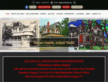 Tablet Screenshot of ocartistsguild.org